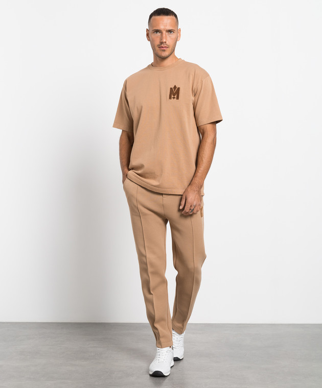 Mackage Темно-бежевая футболка Tee с логотипом TEE изображение 2