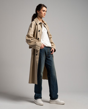 Maison Margiela Синие джинсы с эффектом потертости S51LA0172S30876