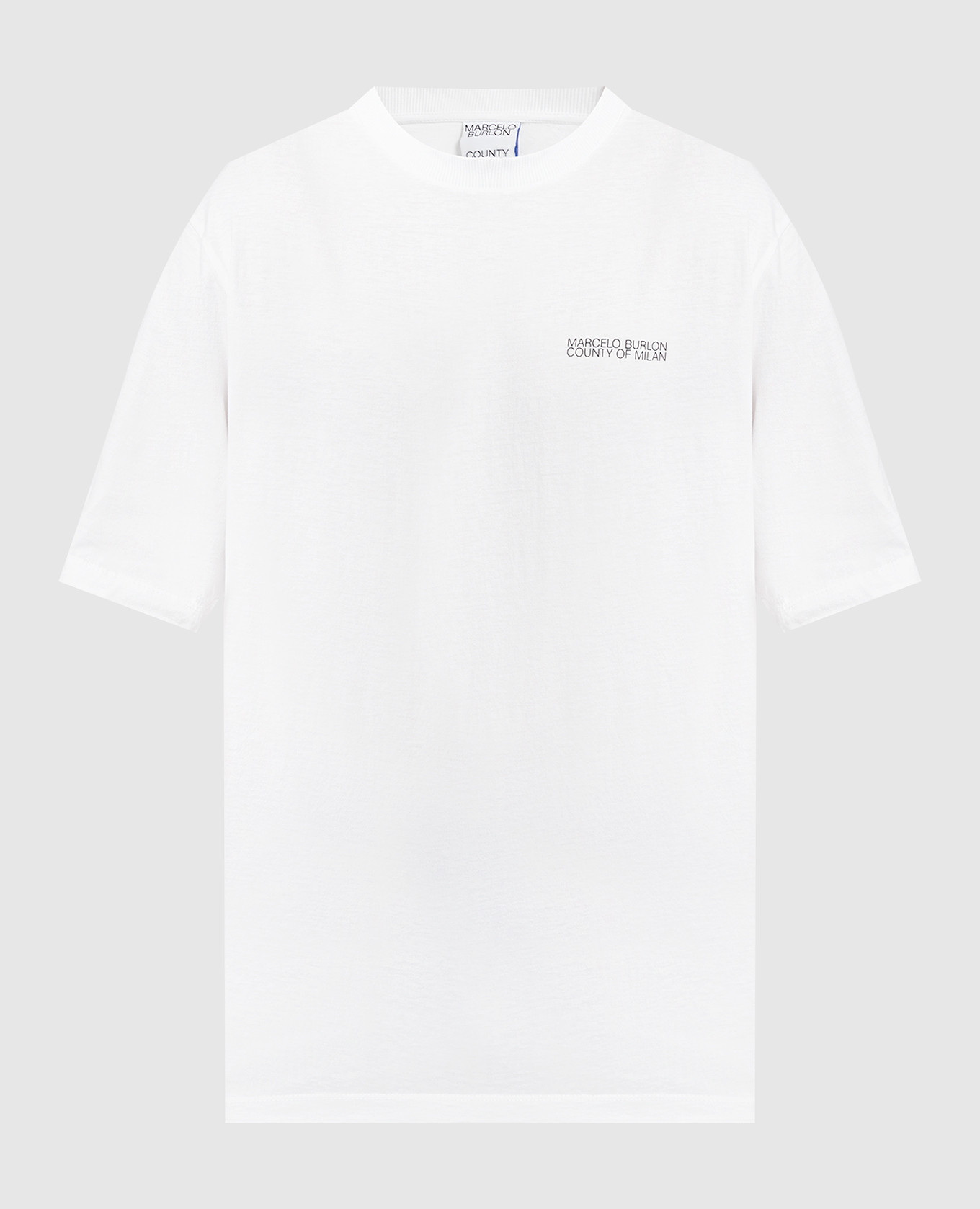 White T-shirt TEMPERA CROSS OVER with logo print