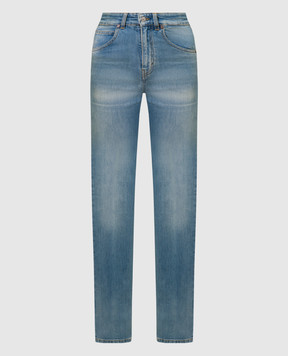 Victoria Beckham Синие джинсы Vintage с эффектом потертости 1124DJE005216C