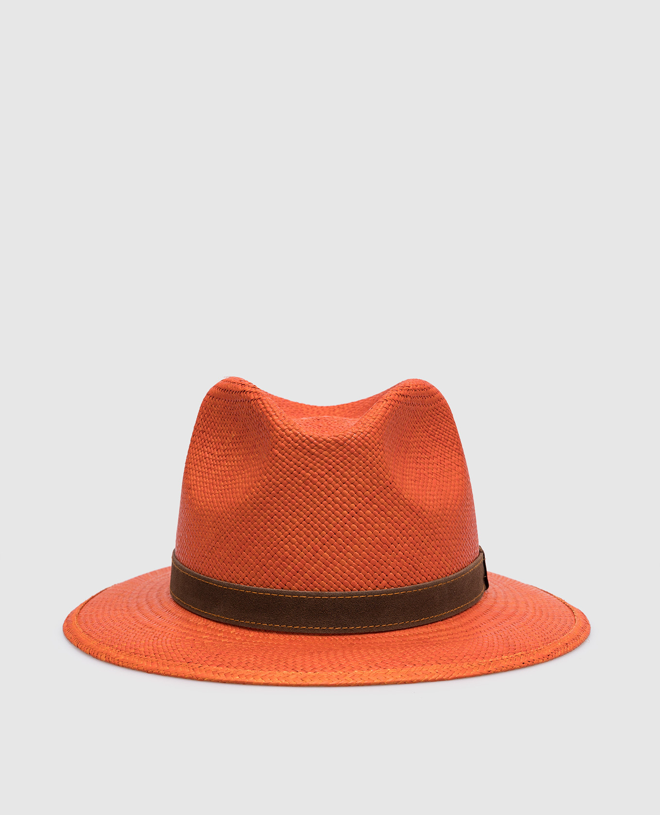 Orange Straw Country Hat