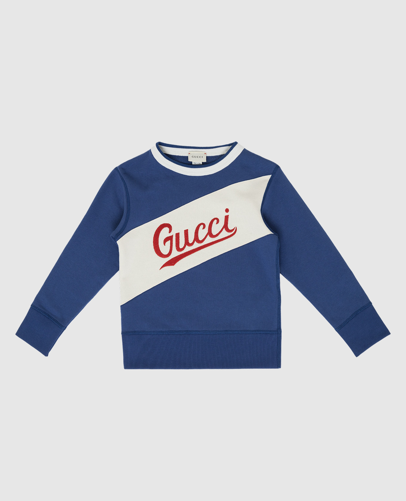 Gucci - Детский синий свитшот 626947XJCOA купить в Symbol