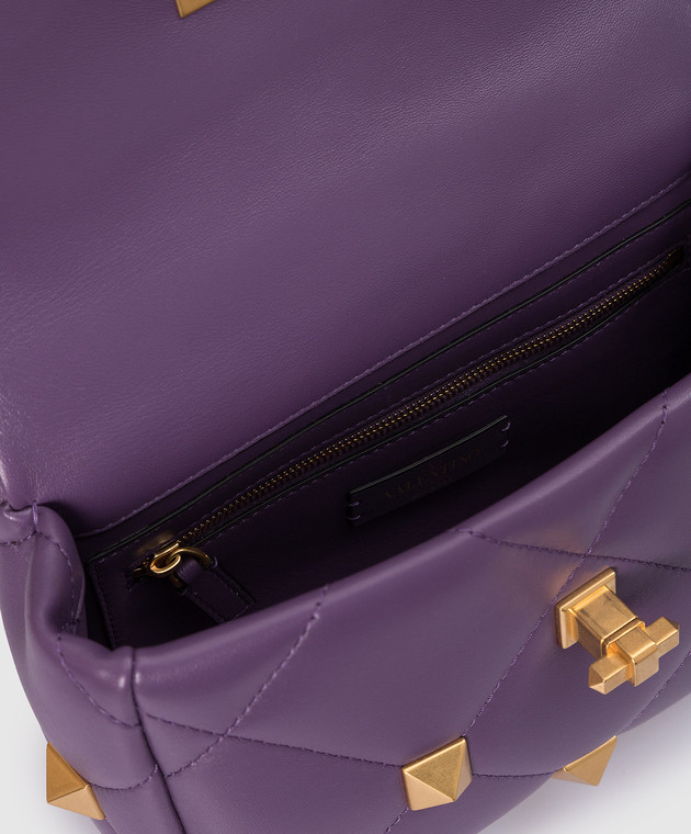 Valentino Фіолетова сумка крос-боді Roman Stud XW0B0I82BSF зображення 4