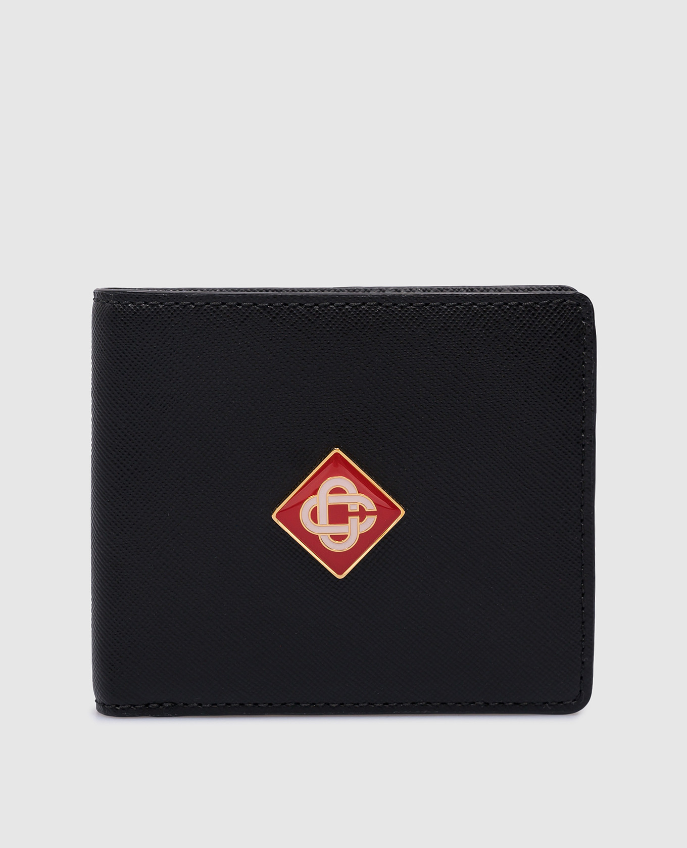 

Черный кожаный портмоне с логотипом CC, Портмоне