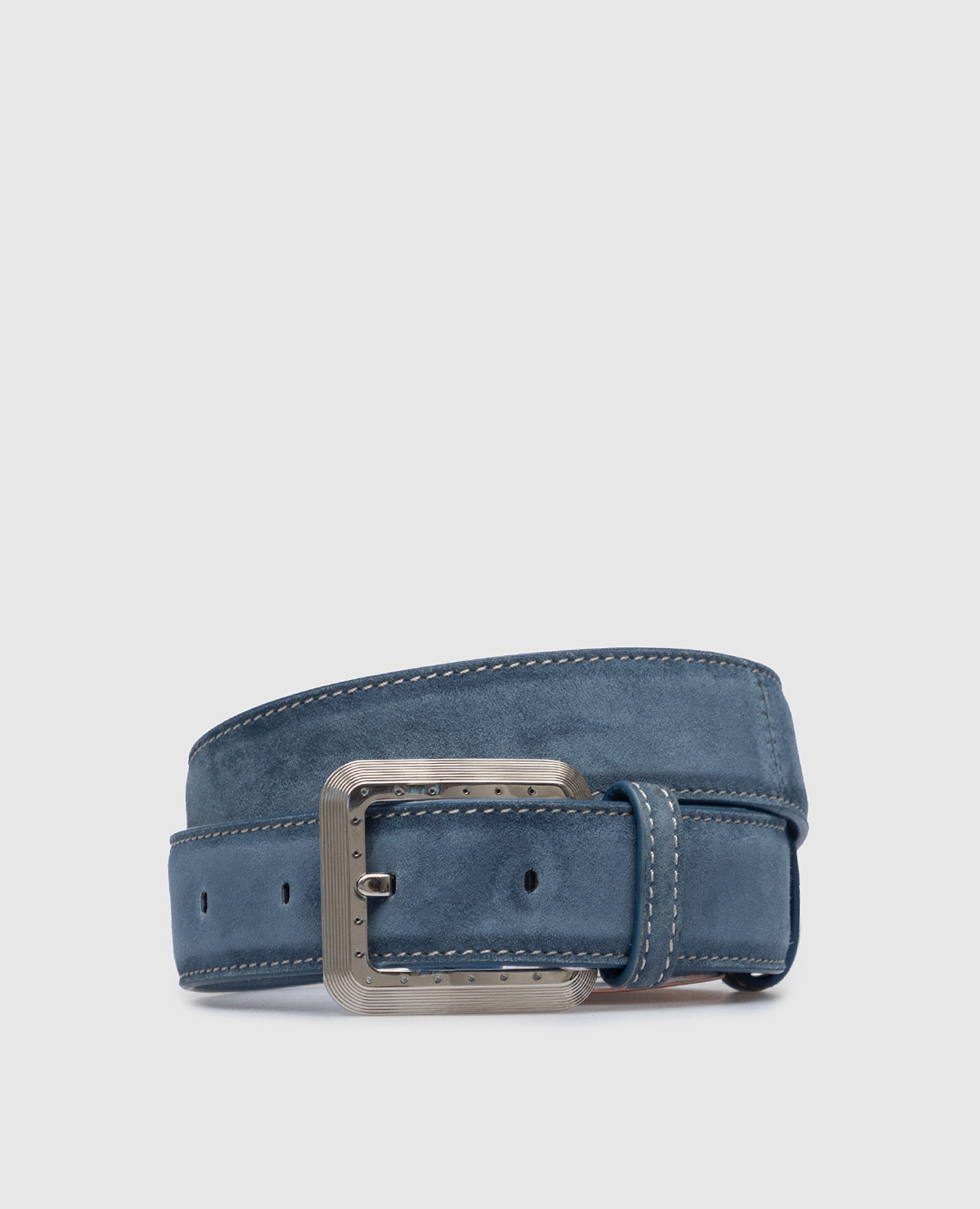 

Детский замшевый ремень., Голубой, Ремни