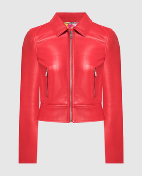 Dolce&Gabbana Красная кожаная куртка F9G13LHULF5