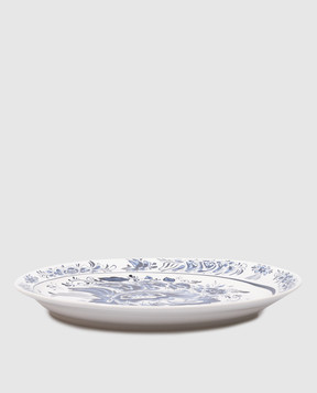 SELETTI Біла обідня тарілка Hollandia Flowers 11205