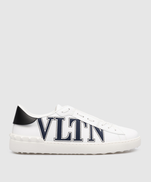 Valentino White leather Open sneakers with VLTN logo 2Y2S0830XCF