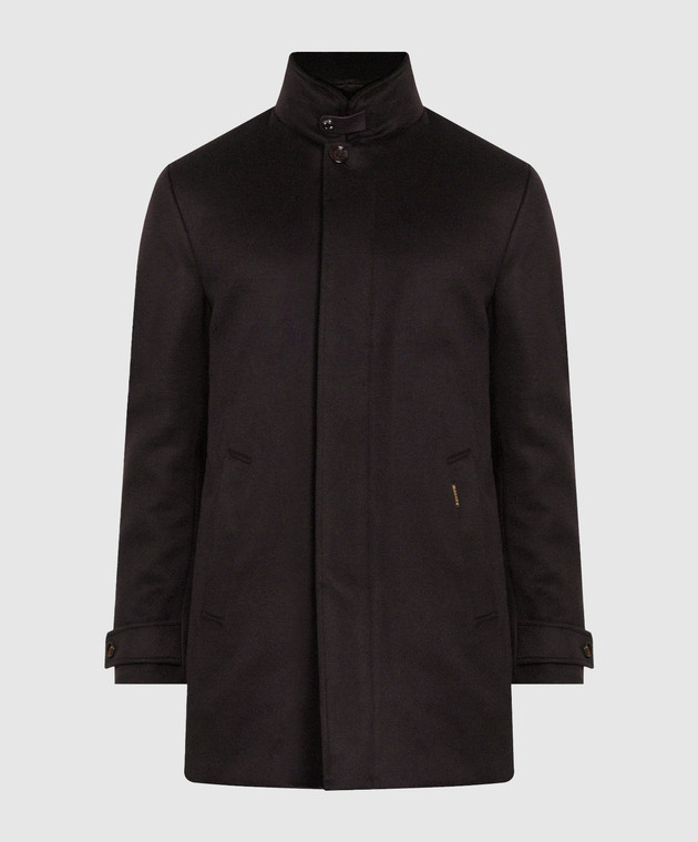 MooRER Темно-коричневе пальто TRIVOR-BAB із кашеміру TRIVORBAB