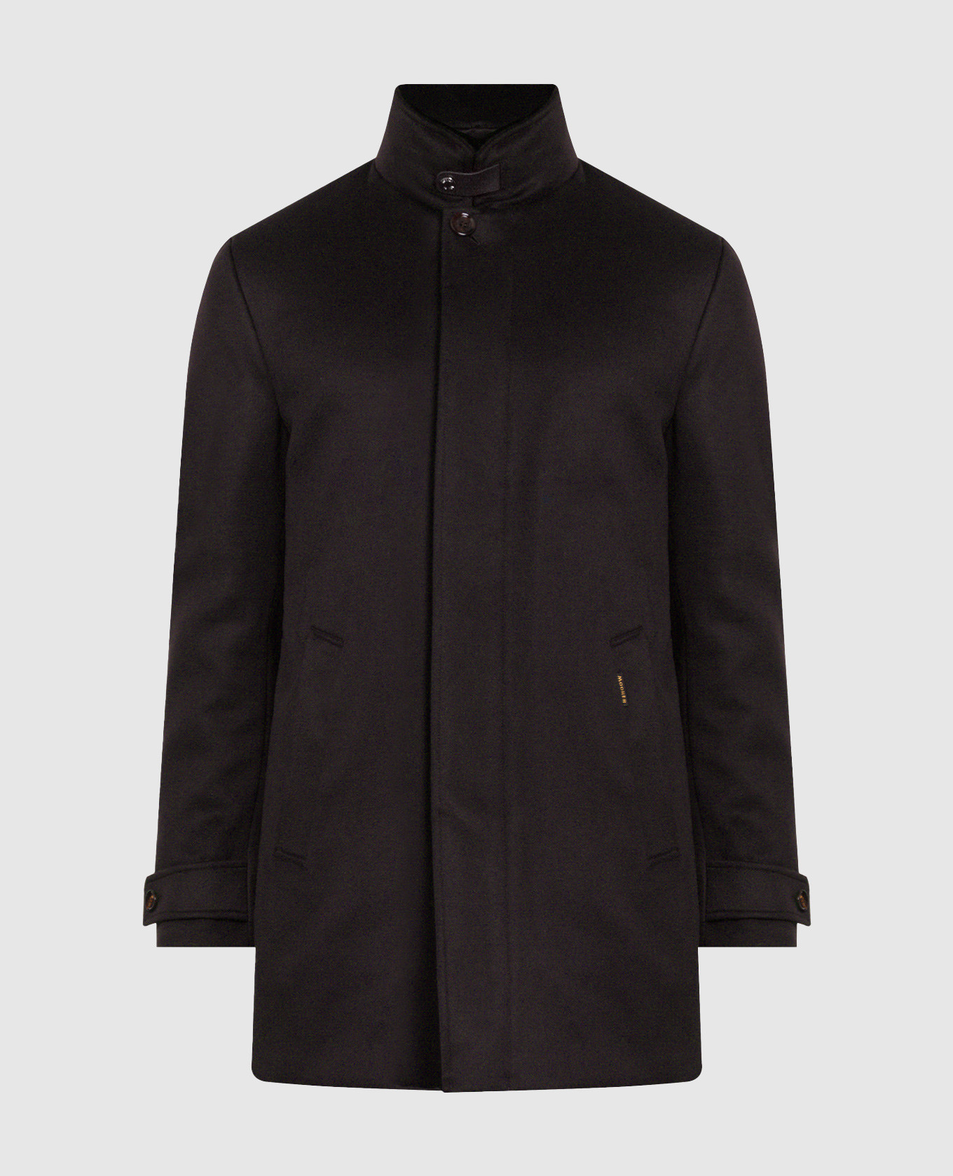 Темно-коричневое пальто TRIVOR-BAB из кашемира