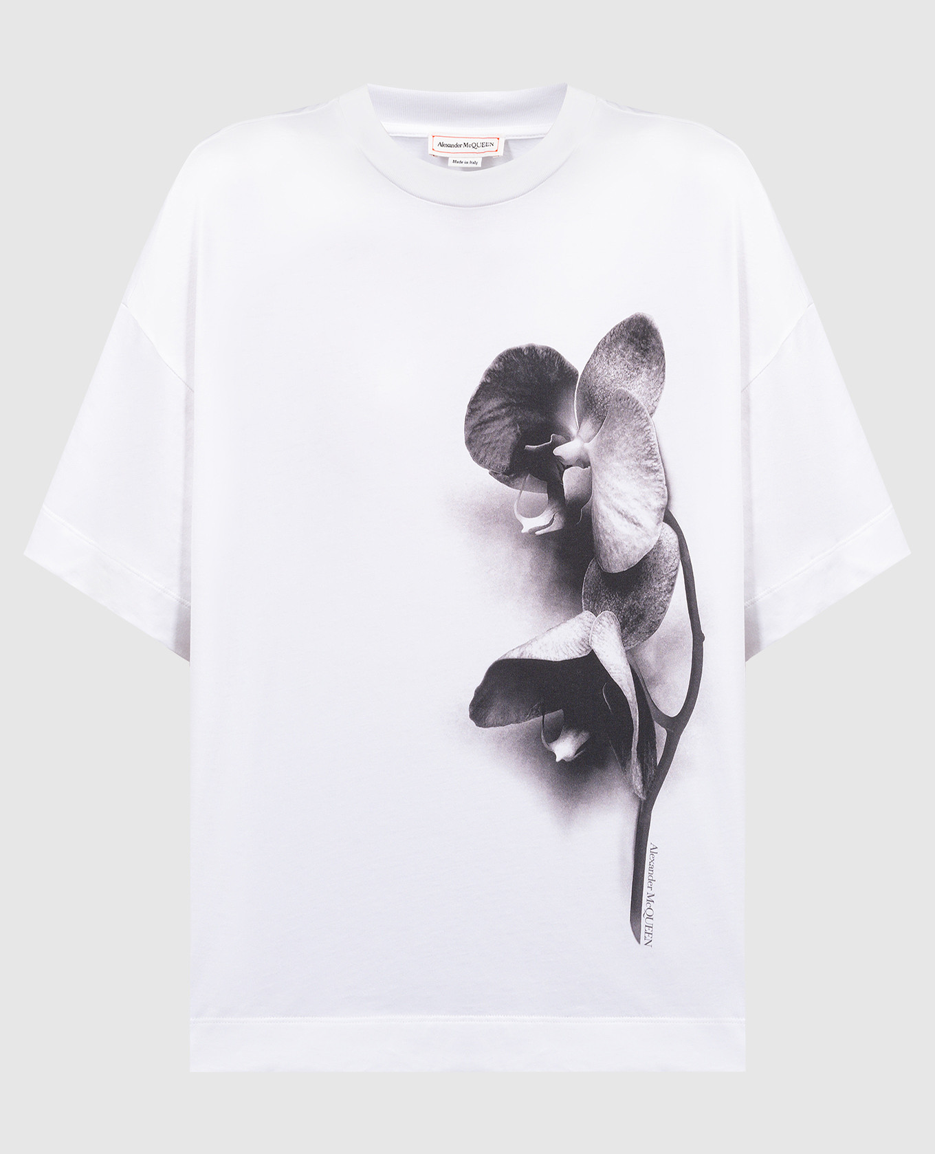 

Белая футболка с принтом Photographic Orchid, Белый, Футболки
