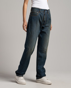 Maison Margiela Синие джинсы с эффектом потертости S51LA0172S30876