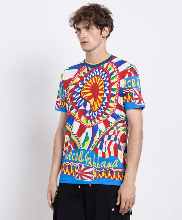 Dolce&Gabbana - Футболка в принт Carretto G8PT1THI78A купить в Symbol
