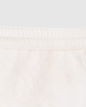 Ermanno Scervino Белые трусики-шорты с кружевом D434Y303BRP