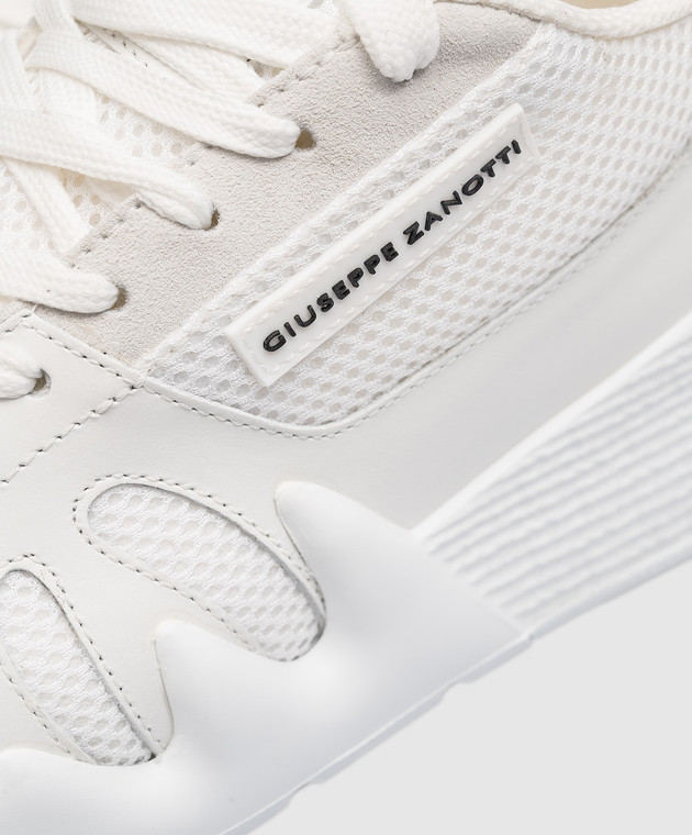 Giuseppe Zanotti White Talon combo sneakers with logo RS30048 image 5