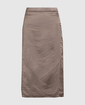 Tom Ford Коричневая юбка с разрезом GC5608FAX595