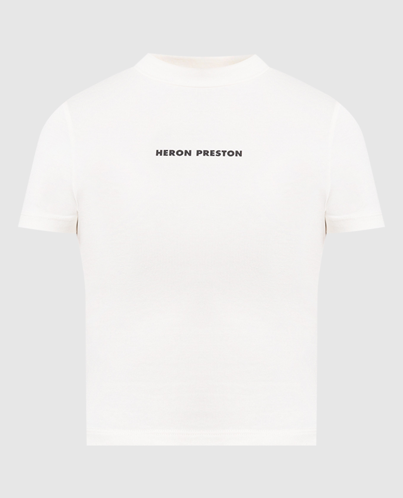 

Белая футболка с контрастным логотипом, Белый, Футболки