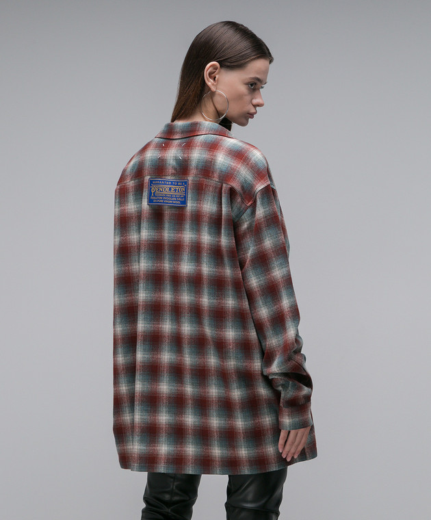 Maison Margiela Рубашка Pendleton в клетку S67DT0010S78038 изображение 4