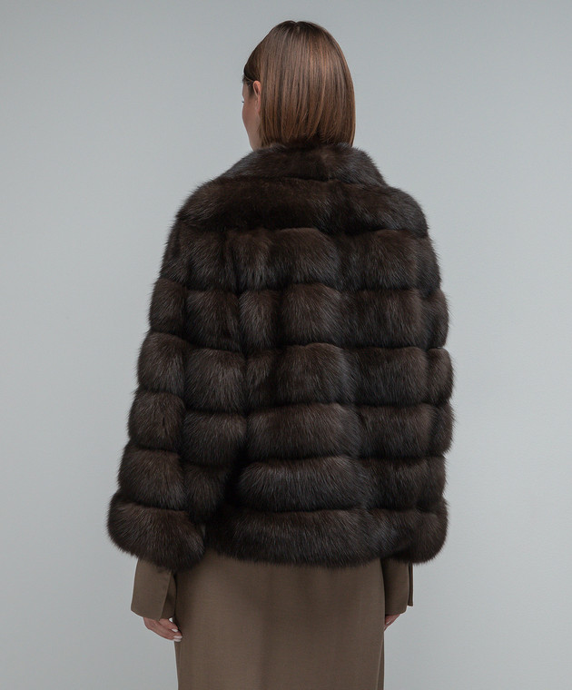 MalaMati Fur coat made of sable fur with an adjustable bottom 202222 image 4