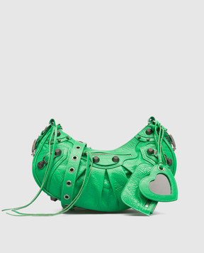 Balenciaga Зеленая кожаная сумка Le Cagole 6713071VG9Y