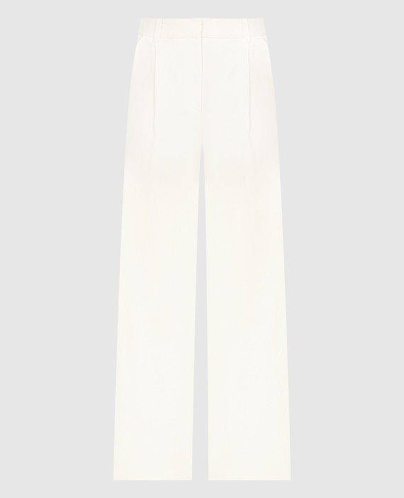 IDAI beige trousers with linen