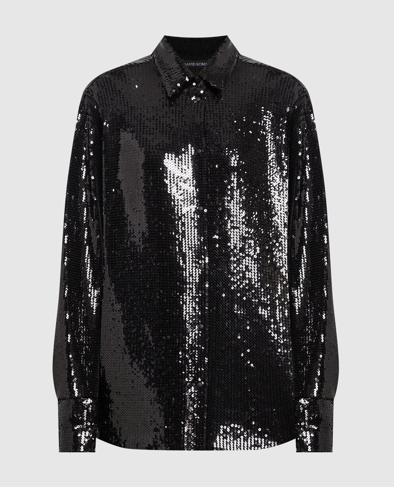 Black shirt with sequins