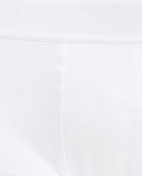 Bresciani Білі труси-боксери з логотипом BXM18