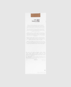 Wolford Темно-бежеві шкарпетки Individual 10 den 41260