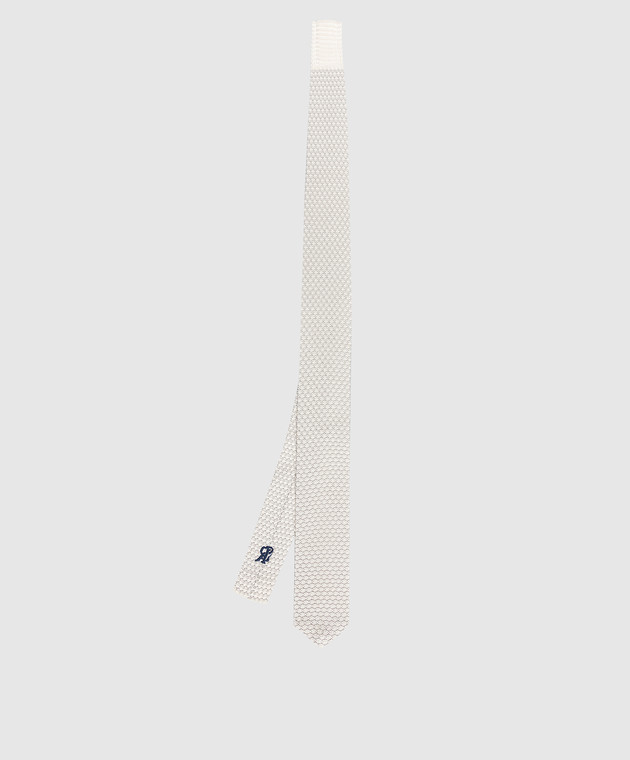 Stefano Ricci Дитяча краватка з шовку в геометричним малюнком. YCRMTSR8189 зображення 2