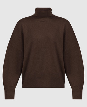 Toteme Коричневый свитер из кашемира 241WRT1067YA0016