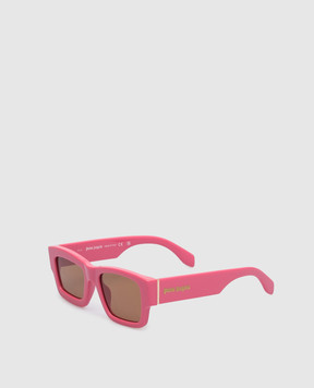 Palm Angels Розовые солнцезащитные очки Murray PERI021S23PLA001
