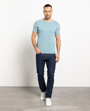 Tom Ford Блакитна футболка T4M081040