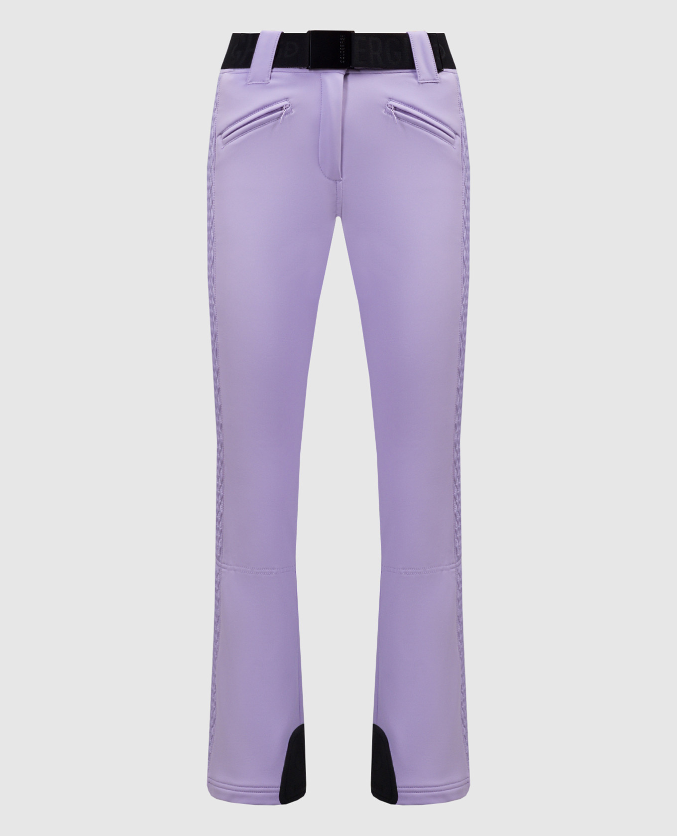 Broore Ski purple ski pants with stripes