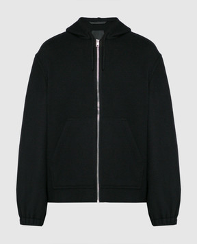 Givenchy Черная куртка из шерсти и кашемира BM014R151L