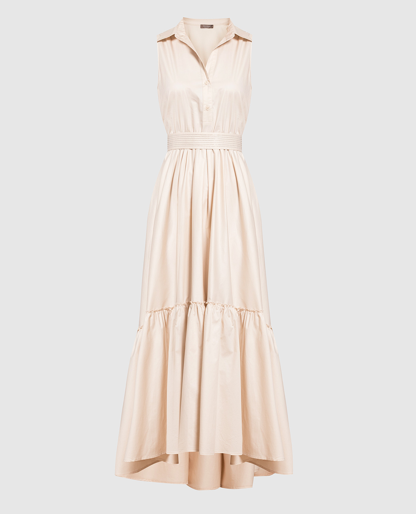 

Бежевое платье макси, Бежевый, Повседневные платья