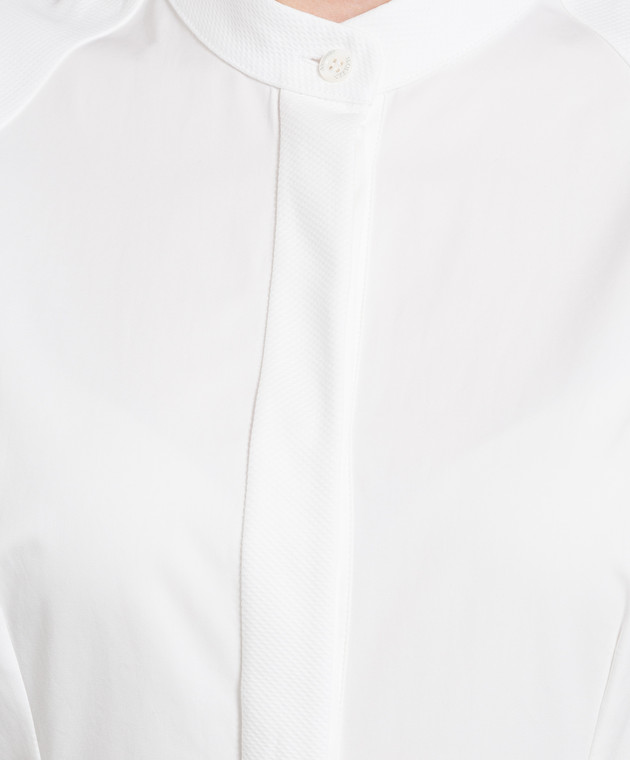 Alexander McQueen White shirt dress 734131QAABC изображение 5