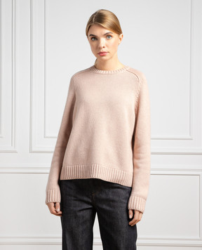 Loro Piana Розовый свитер из кашемира FAM9054
