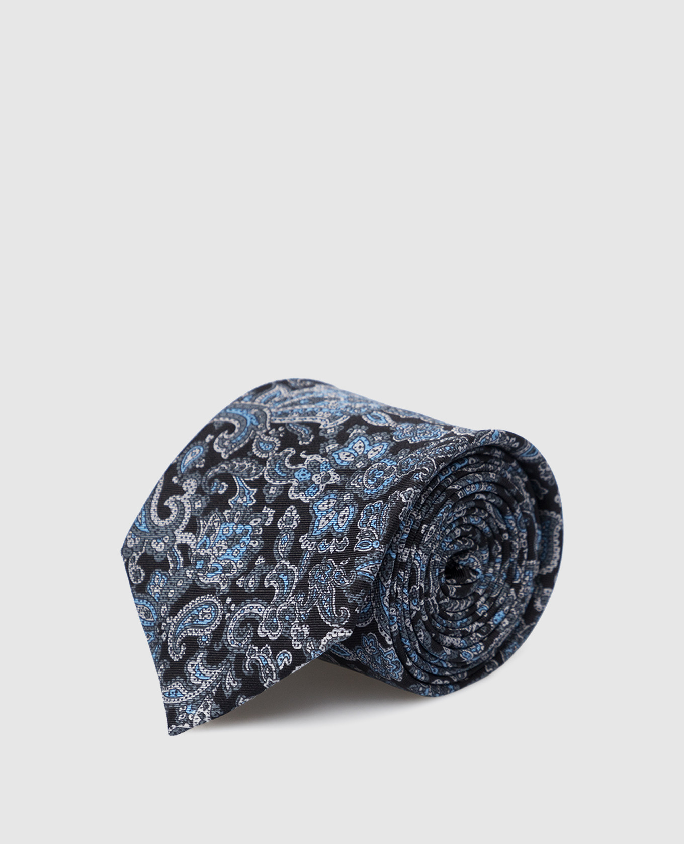 Paisley pattern silk tie and scarf set for children