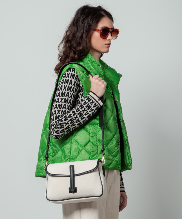 Max Mara Weekend Белая сумка-мессенджер SALVIA1 SALVIA1 изображение 2