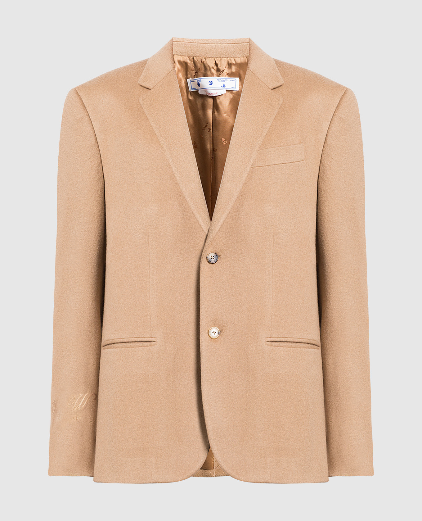 Brown cashmere blazer
