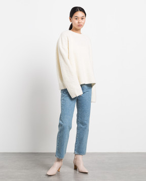 SLVRLAKE Голубые джинсы London Crop Fool For Love SS22LNDC707SFFLV