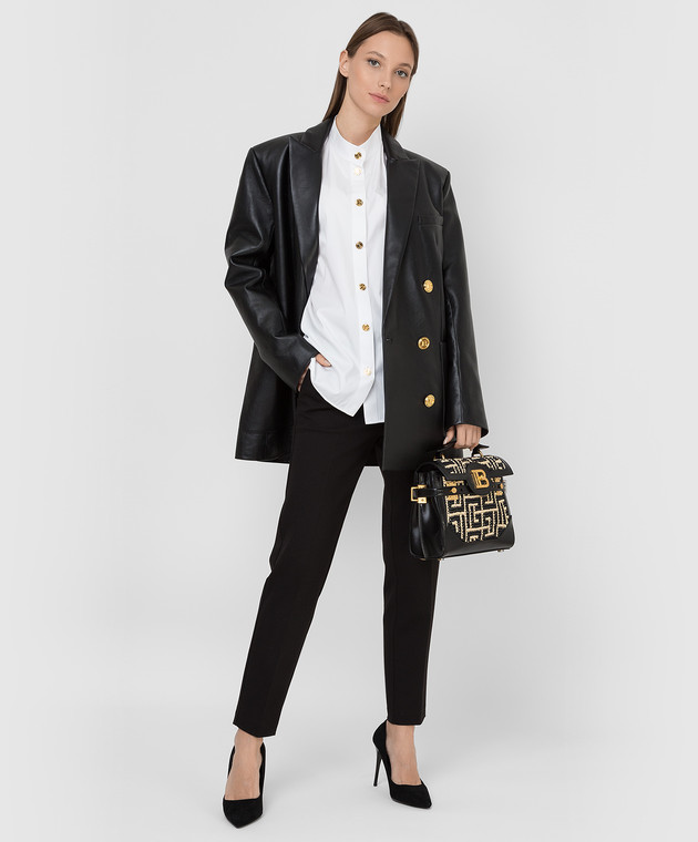 Balmain Белая рубашка XF1HR005CB27 изображение 2