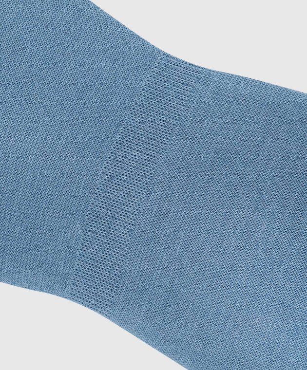 Bresciani Blue socks-footprints MHE34UN2006XX image 3