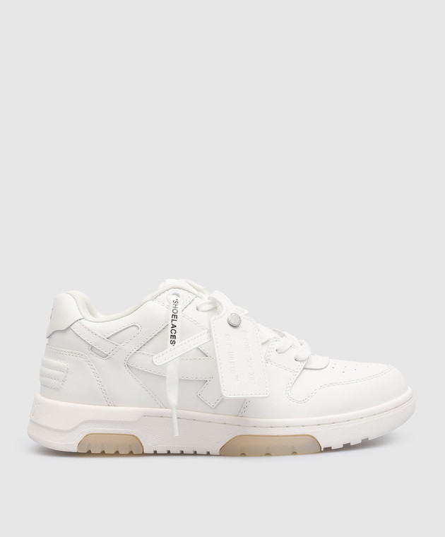Off-White Out Of Office white leather sneakers with logo OWIA259C99LEA003