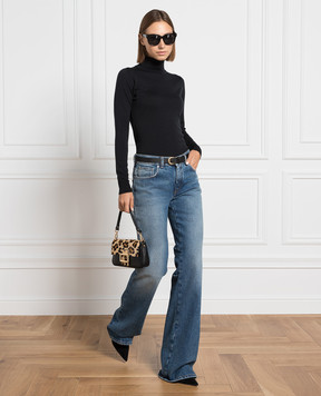 John Smedley Черный гольф Catkin из шерсти CATKIN