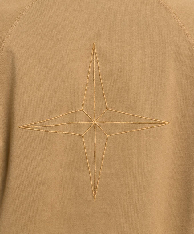 Stone Island Brown hoodie with logo embroidery 781563355 image 5