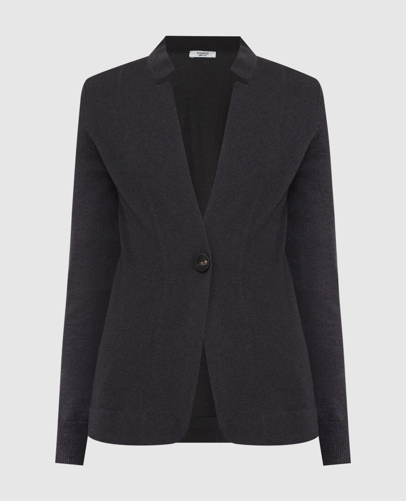 Graphite cardigan in wool, silk and cashmere
