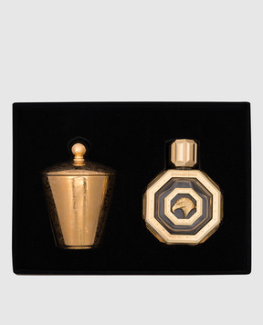 Stefano Ricci Подарочный набор из парфюмерной воды Royal Eagle Gold 100 мл и ароматизированной свечи Royal Eagle Gold PM100REGOACAN002VELIN