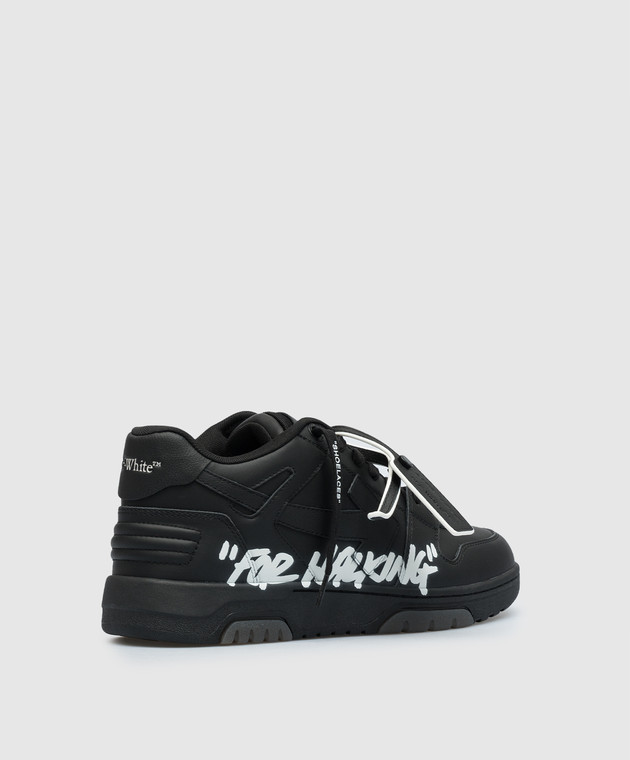 Off-White - Black leather sneakers Out Of Office For Walking  OMIA189C99LEA008 - buy with Portugal delivery at Symbol