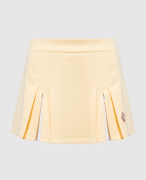 Casablanca Желтая юбка мини с логотипом WPS24SK09601